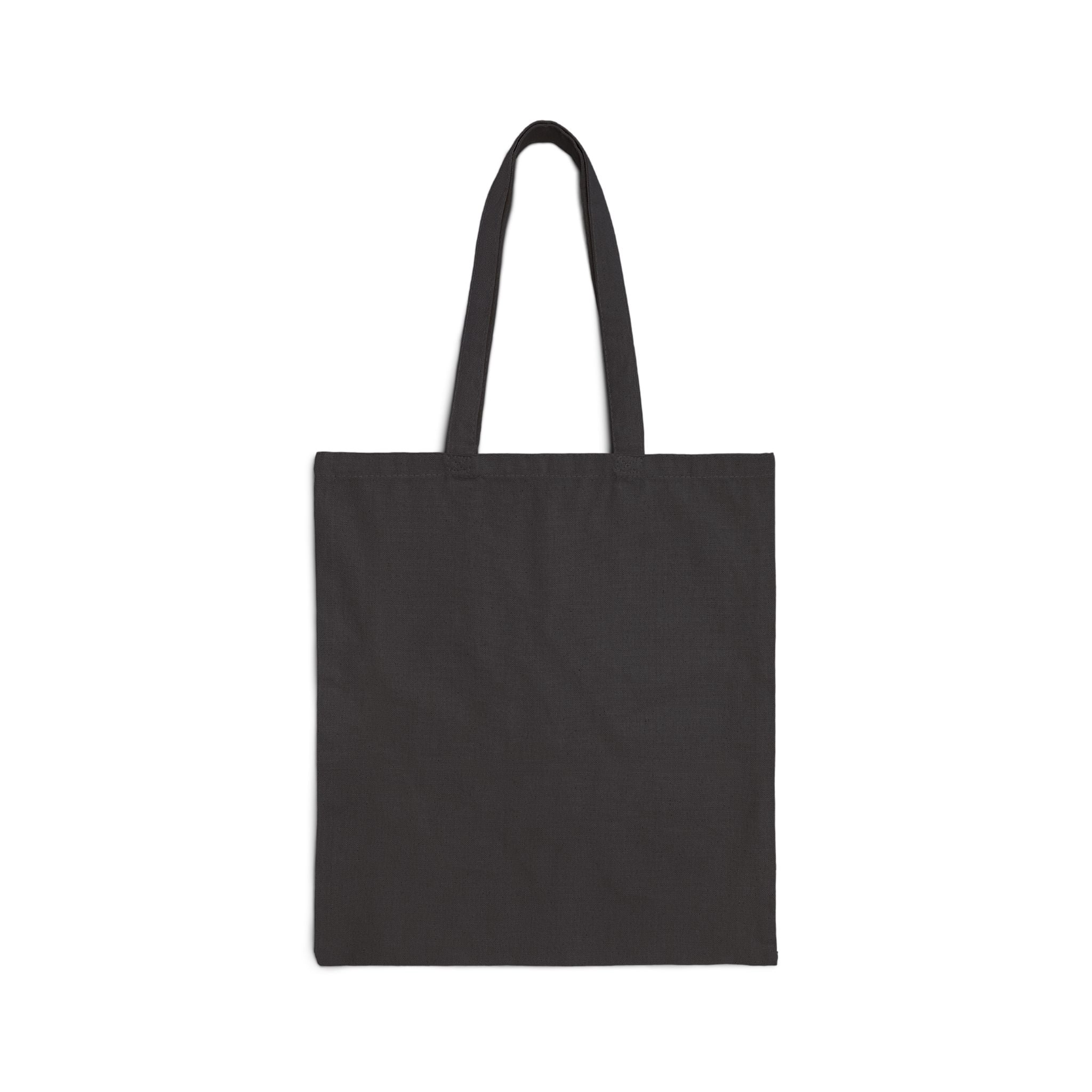 Peace Be Still Cotton Tote — Blue Floral Dove Canvas Bag