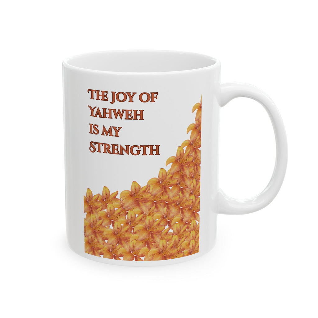 Autumn Leaves Ceramic Mug — 'This Yard Is My Study' Cozy Fall Coffee Cup (11oz/15oz)