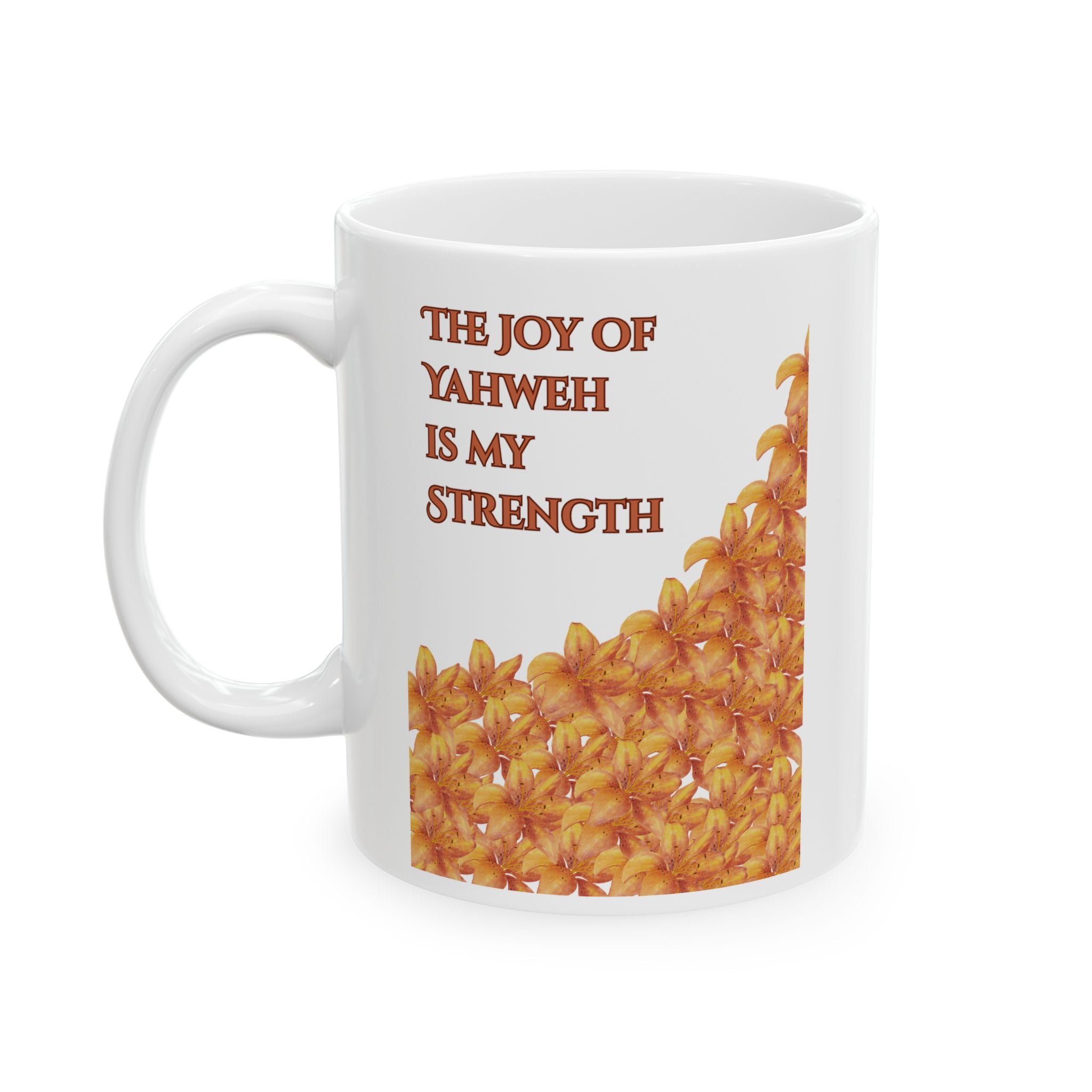 Autumn Leaves Ceramic Mug — 'This Yard Is My Study' Cozy Fall Coffee Cup (11oz/15oz)