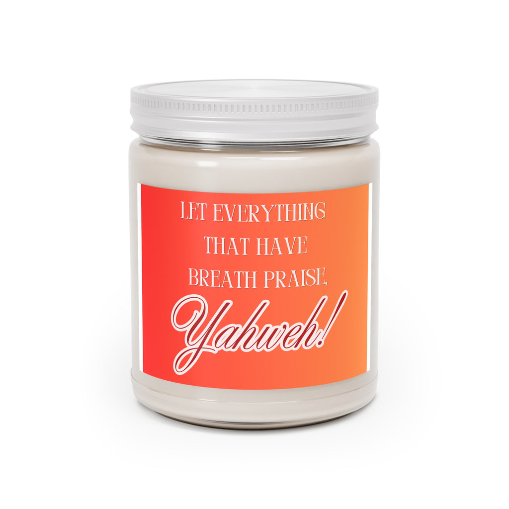 Scented Soy Candles with White Lid, 9oz