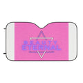 Beauty Eternal Pink Car Sun Shade — Neon Aesthetic Windshield Protector