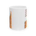 Autumn Leaves Ceramic Mug — 'This Yard Is My Study' Cozy Fall Coffee Cup (11oz/15oz)