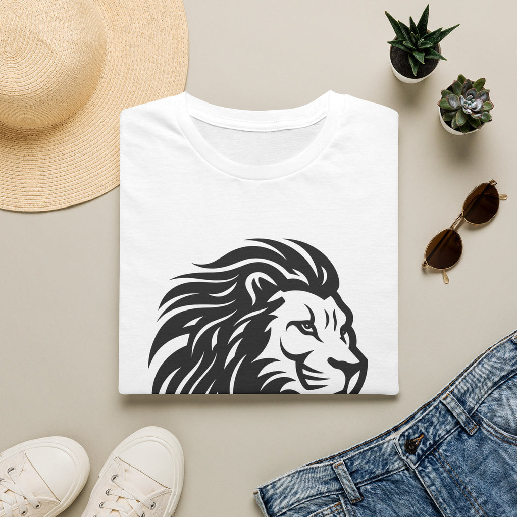Lion of Judah T‑Shirt — Bold Black Lion Graphic Tee