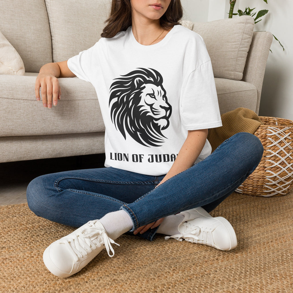 Lion of Judah T‑Shirt — Bold Black Lion Graphic Tee