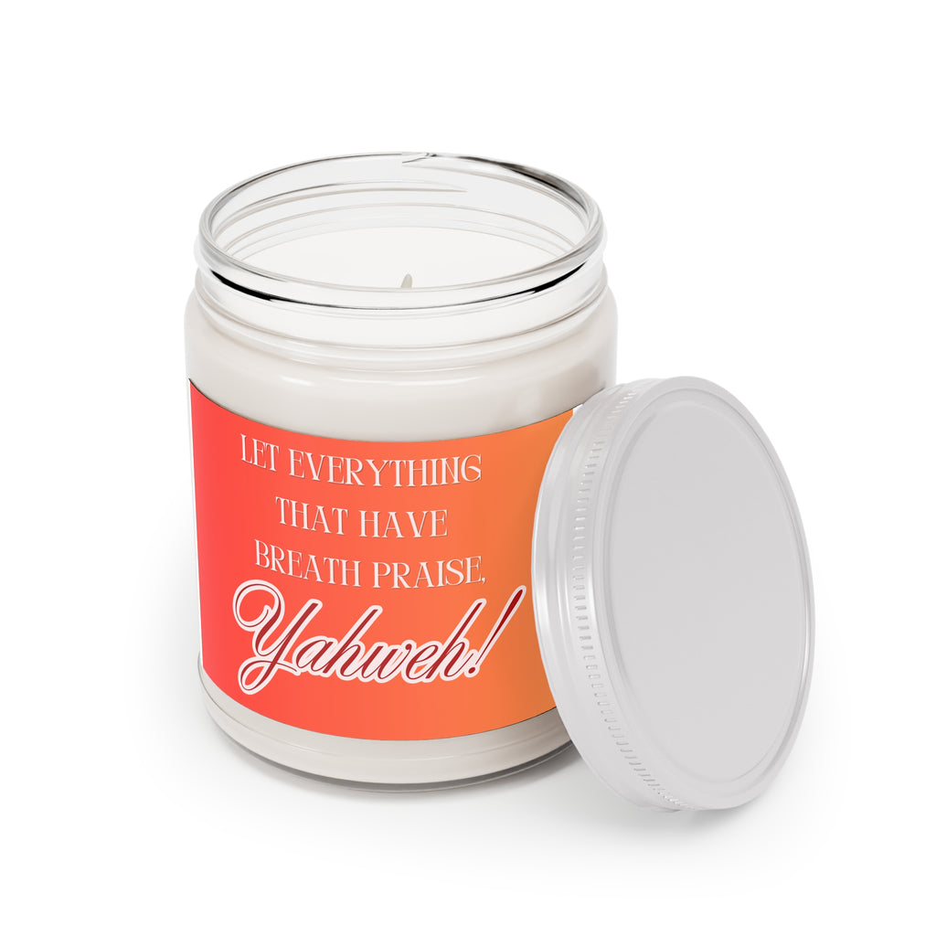 Scented Soy Candles with White Lid, 9oz